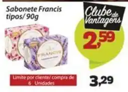 Confiança Supermercados Sabonete francis tipos oferta