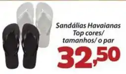 Confiança Supermercados Sandálias havaianas top cores oferta