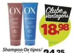 Confiança Supermercados Shampoo Ox tipos oferta