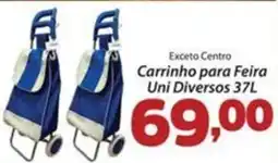 Confiança Supermercados Carrinho para Feira Uni Diversos oferta