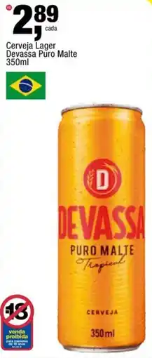 Frangolândia Cerveja lager devassa puro malte oferta