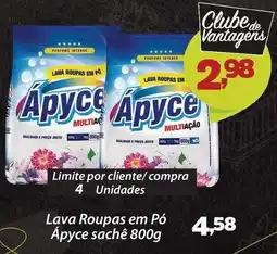 Confiança Supermercados Lava Roupas em Pó Ápyce oferta