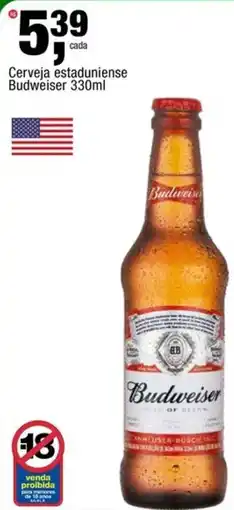 Frangolândia Cerveja estadunidense Budweiser oferta