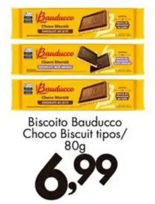 Confiança Supermercados Biscoito Bauducco Choco Biscuit tipos oferta