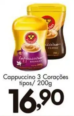Confiança Supermercados Cappuccino 3 Corações oferta