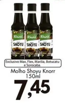 Confiança Supermercados Molho Shoyu Knorr oferta
