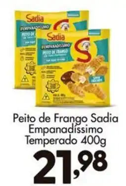 Confiança Supermercados Peito de Frango Sadia Empanadíssimo oferta