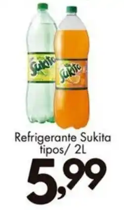 Confiança Supermercados Refrigerante Sukita tipos oferta