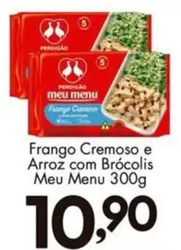 Confiança Supermercados Frango Cremoso e Arroz com Brócolis oferta