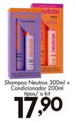 Confiança Supermercados Shampoo Neutrox nutre óleos oferta