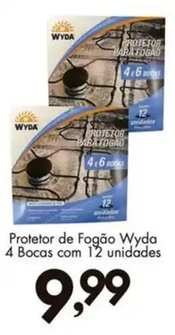 Confiança Supermercados Protetor de Fogão Wyda 4 Bocas oferta