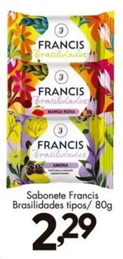 Confiança Supermercados Sabonete francis brasilidades tipos oferta