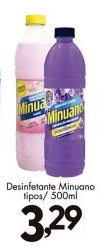 Confiança Supermercados Desinfetante Minuano tipos oferta