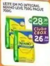 CenterBox Leite em pó integral ninho leve oferta
