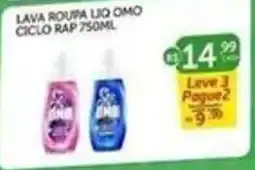 CenterBox lava roupa liq omo ciclo rap oferta