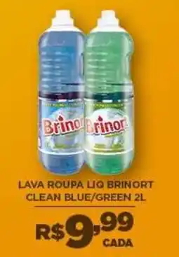 DB Supermercados Lava roupa liq brinort clean blue/green oferta