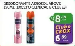 CenterBox desodorante aerosol above oferta