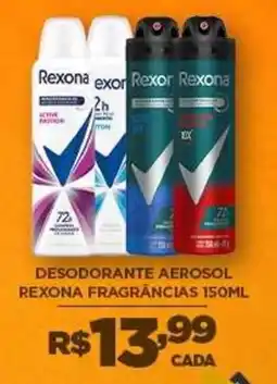 DB Supermercados Desodorante aerossol rexona fragrâncias oferta