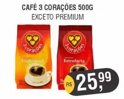Supermercados Varandas Café 3 corações oferta