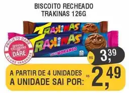 Supermercados Varandas Biscoito recheado trakinas oferta