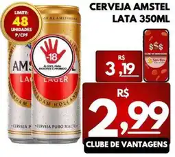 ServBem Cerveja amstel lata 350ml oferta