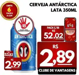 ServBem Cerveja antárctica lata oferta