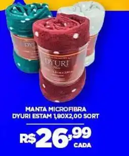 DB Supermercados Manta microfibra dyuri estam oferta