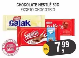 Supermercados Varandas Chocolate nestlé 80g oferta