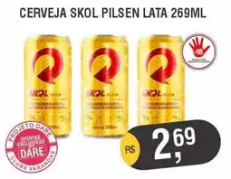 Supermercados Varandas Cerveja skol pilsen lata oferta