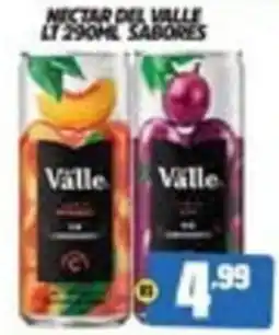 Miranda Supermercados Nectar del valle sabores oferta