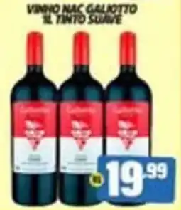 Miranda Supermercados Vinho nac galiotto 1l tinto suave oferta