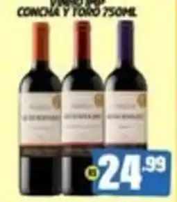 Miranda Supermercados Vinho tinto concha y toro oferta