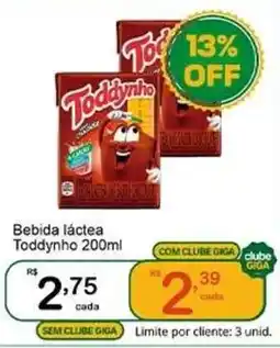 Giga Atacado Bebida láctea Toddynho oferta