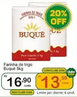 Giga Atacado Farinha de trigo Buquê oferta