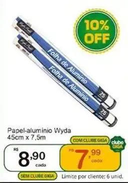 Giga Atacado Papel-alumínio Wyda oferta