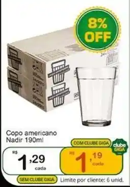 Giga Atacado Copoa americano Nadir oferta
