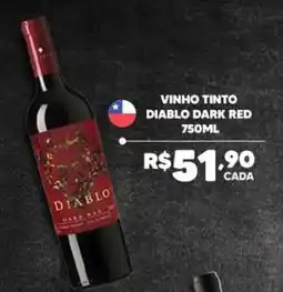 Bonanza Supermercados vinho tinto diablo dark red oferta
