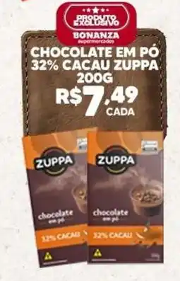 Bonanza Supermercados Chocolate em pó oferta