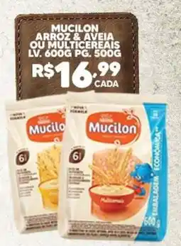 Bonanza Supermercados Mucilon arroz & aveia ou multicereais oferta