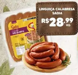 Bonanza Supermercados Linguiça calabresa sadia oferta