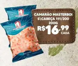 Bonanza Supermercados Camarão masterboi s\cabeça 111/200 oferta