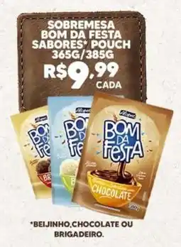 Bonanza Supermercados sobremesa bom da festa sabores* pouch oferta