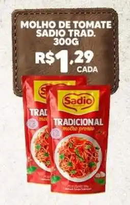 Bonanza Supermercados molho de tomate sadio tradicional oferta