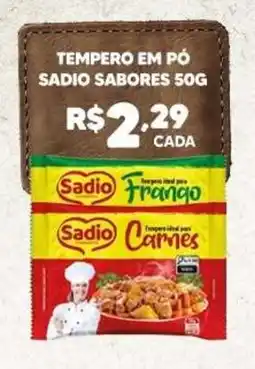 Bonanza Supermercados Tempero em pó sadio sabores oferta