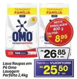 Fort Atacadista Lava Roupas em Pó Omo Lavagem Perfeita oferta