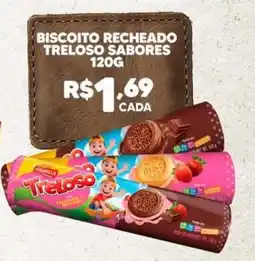Bonanza Supermercados Biscoito recheado trelososo sabores oferta