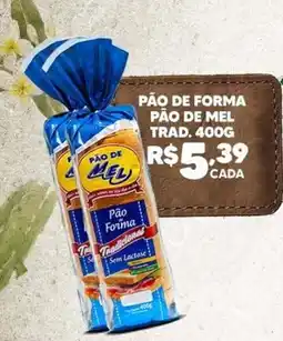 Bonanza Supermercados Pão de forma tradicional oferta