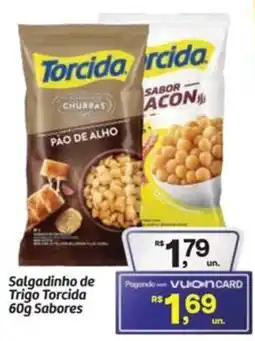 Fort Atacadista Salgadinho de Trigo Torcida 60g Sabores oferta