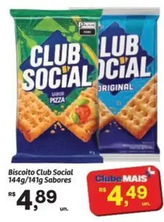 Fort Atacadista Biscoito club social oferta