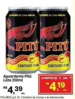 Fort Atacadista Aguardente pitu oferta